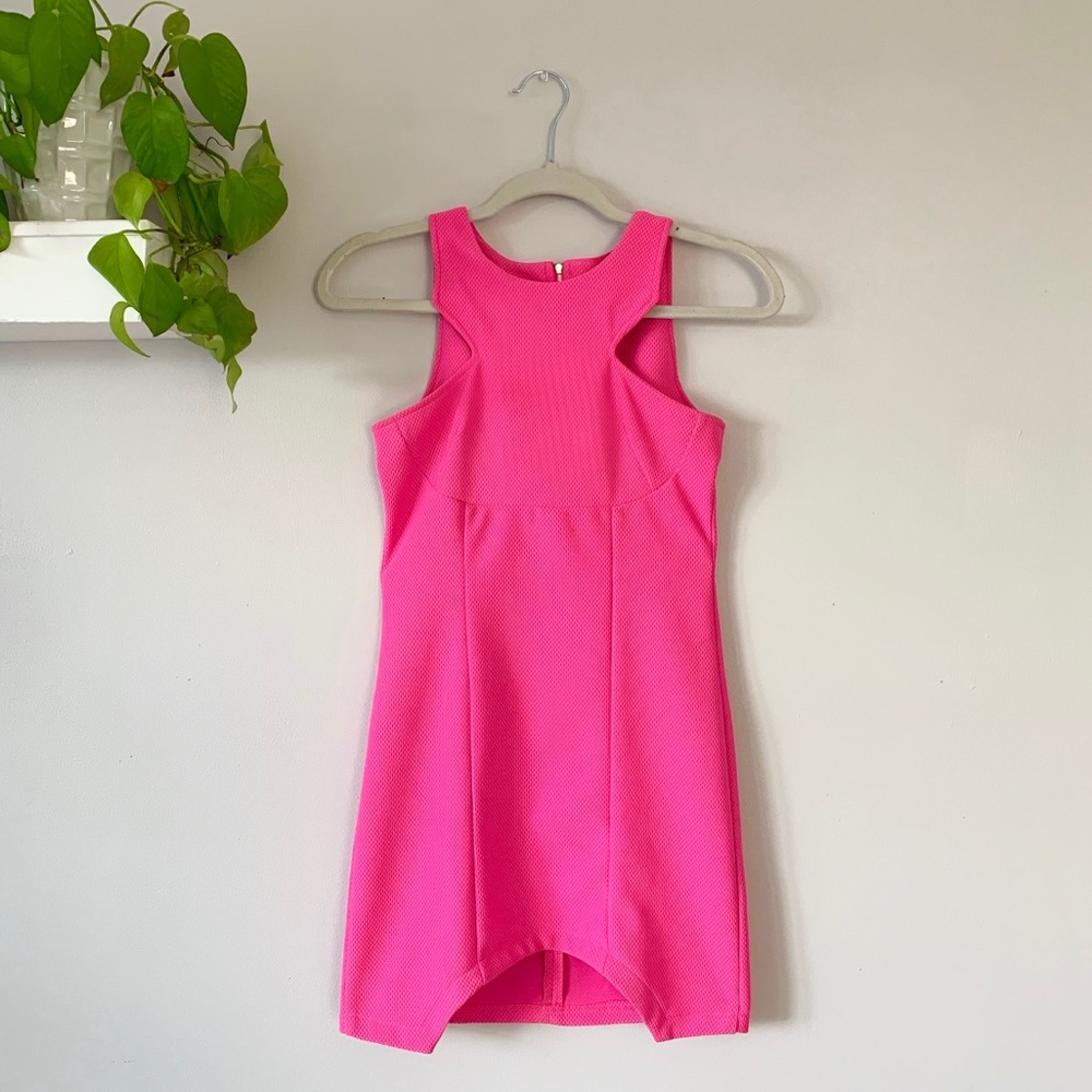 Sabo Skirt hot pink mini dress